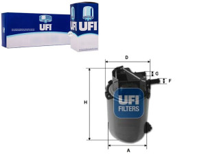 Filtr Paliwa Diesel Ufi