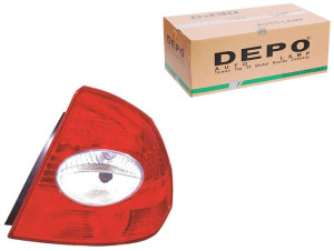 Lampa (kolor Kierunkowskazu Biały Kolor Szkła Czer