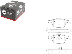 Klocki Hamulcowe Ford S-max 2.5st 06- A.b.s.