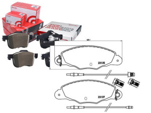 Klocki Hamulcowe Citroen Xm 97-00 Przód Brembo