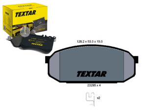 Klocki Hamulcowe Mazda Przód 323f Textar