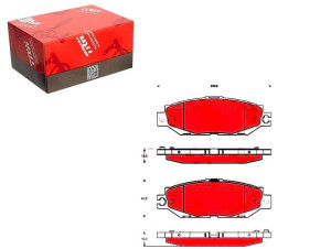 Klocki Hamulcowe Lexus Ls 4.0 12.89-10.00 Trw