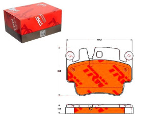 Klocki Hamulcowe Porsche Przód Tył 911 (966) 97- T