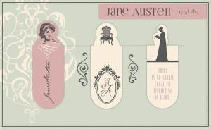 Zakładki magnetyczne - Jane Austen