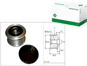 Koło Pasowe Alternatora Ix55 3,0v6 Crdi 08- Ina