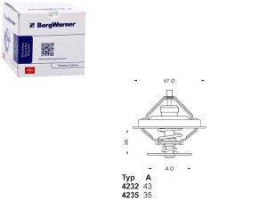 Termostat Bmw 80c M20 50 Wahler