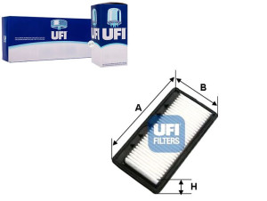 Filtr Powietrza Atos 1.0i 12v 98- Ufi