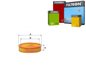 Filtr Powietrza Fiat Punto 1.2 8v 98- Filtron