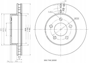 Tarcze Ham. 2szt Jeep P. Cherokee 01-08 Maxgear