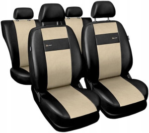 SUBARU FORESTER OUTBACK pokrowce SKÓRZANE