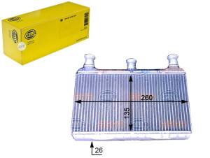 Nagrzewnica Bmw 5 6 E60 61 64 03- Hella