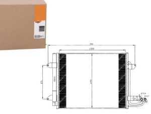 Skraplacz Klimatyzacji Vw Caddy Iii Touran Nrf