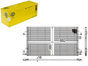 Skraplacz Chłodnica Klimatyzacji [hella]