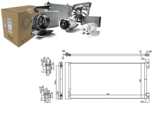 Skraplacz Klimatyzacji Fiat Talento Nissan Nv300 O
