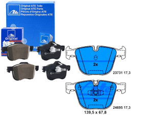 Klocki Hamulcowe Bmw Tył F01 F02 730-730 08- Ate