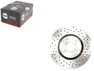 Tarcze Hamulcowe 2szt Fiat 500 1.4 Abarth 08- Przó