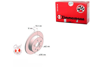 Komplet Tarcz Hamulcowych [zimmermann]
