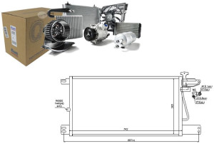 Skraplacz Klimatyzacji Scania G R 01.03- Nissens