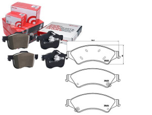 Klocki Hamulcowe Ford Ranger 11- Przód Brembo