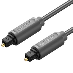 UGREEN AV122 Kabel optyczny Toslink Audio, pozłacany, 1.5m (czarny)