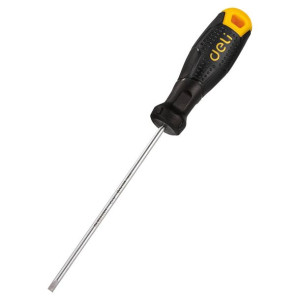 Wkrętak płaski Deli Tools EDL6231001, 3x100mm (czarny)