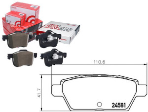 Klocki Hamulcowe Mazda 6 02-07 Tył Brembo