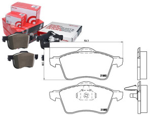 Klocki Hamulcowe Vw T4 95- Brembo