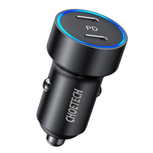 Ładowarka samochodowa Choetech C0054 36W 2x USB-C