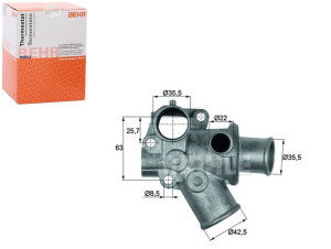 Termostat Alfa Romeo Fiat Lancia Behr