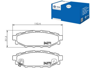 Klocki Hamulcowe Hella Pagid 26696ag010 26696ag030