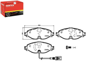 Klocki Hamulcowe Mintex 8v0698151d 8v0698151a 8v06