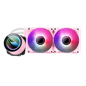 Chłodzenie wodne komputera DX240 V2 RGB 2x 120x120 (Różowe)
