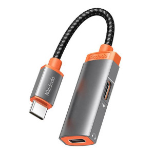 Adapter USB-C do 2x USB-C Mcdodo CA-0520, PD 60W (czarny)