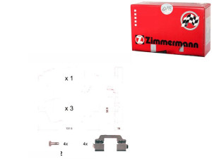 Klocki Hamulcowe Fiat Sedici 06- Zimmermann