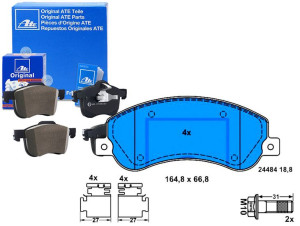 Klocki Hamulcowe Vw Amarok 2.0/2.0d/3.0d 09.10- At