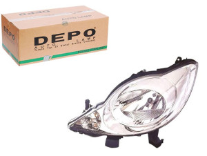 Reflektor (h4 Elektryczny) Peugeot 107 06.05-12.08