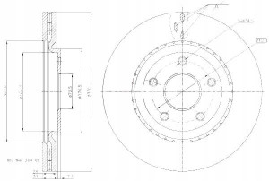 Tarcze Ham. 2szt Fiat P. Freemont 2.0 Jtd 2.4-3.6 11- Maxgear