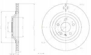 Tarcze Ham. 2szt Vw T. A6 2.0-4.2 Maxgear