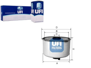 Filtr Paliwa Diesel Ufi