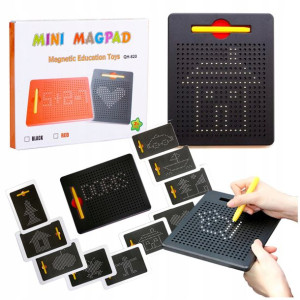 Tablica magnetyczna MAGPAD kulki magnetyczne wzory