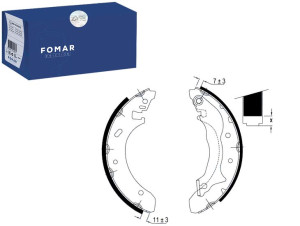 Szczęki Hamulcowe Ford Mondeo Fomar Fomar
