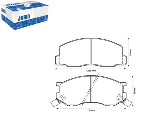 Klocki Hamulcowe P Toyota Lite-ace 79-94 Jurid
