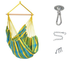 Zestaw Huśtawka Fotel Wiszący Brasil Lemon + Hak Sufitowy Powerhook