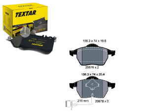Klocki Hamulcowe Audi Przód 100 A6 90-97 Textar