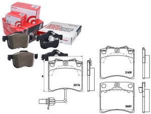 Klocki Hamulcowe Vw T4 99-03 Z Czuj. Brembo