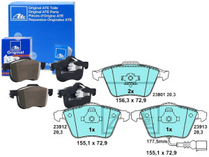 Klocki Hamulcowe Ceramiczne Audi A3 Seat Leon Skod