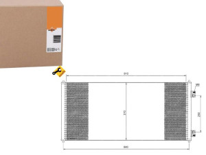 Skraplacz Klimatyzacji Ford Transit 00- 06- Nrf