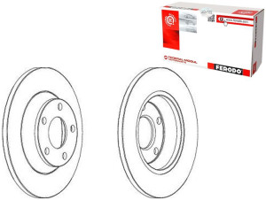 Tarcze Hamulcowe 2szt Audi A4 1.6-1.9dh 11.94-09.0