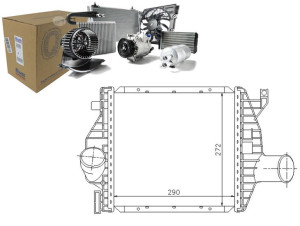 Intercooler Mercedes V (638/2) Vito (638) 2.3d 02.