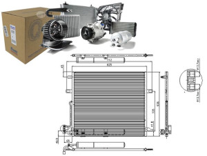 Skraplacz Klimatyzacji Mercedes G (w461) Gl (x164)